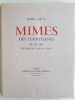 Mimes des Courtisanes du Lucien. Illustrations Edgar Degas